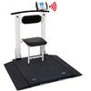 Detecto 6570-C Portable  Handrail and Seat Wheelchair Scale with AC Adapter 1000 lb x 0.2 lb