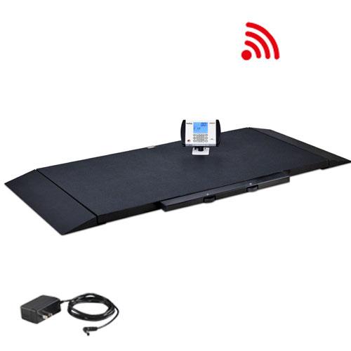 Detecto 8500-C-AC Portable Stretcher Scale with WiFi / Bluetooth and AC Adapter 1000 lb x 0.2 lb
