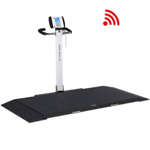 Detecto 8550-C Portable Stretcher Scale Folding Column with WiFi / Bluetooth 1000 lb x 0.2 lb