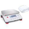 Ohaus Valor 7000 Compact Bench Scale 15 lb x 0.0005 lb and Legal for Trade 15 lb x 0.005 lb with In-Use Cover