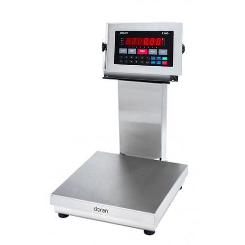 Doran 22010-C14 Legal for Trade Washdown Bench Scale with 10 x 10 Base and 14 inch Column 10 x 0.002 lb