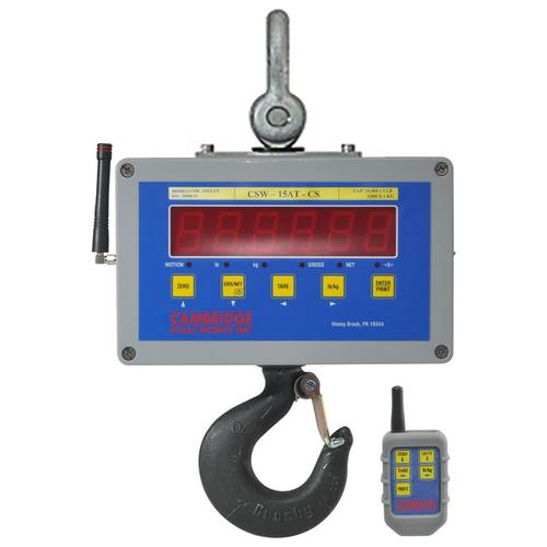 Cambridge CSW-15AT-CS-10K Legal for Trade Crane Scale with Wireless Remote Control 10000 X 2 lb