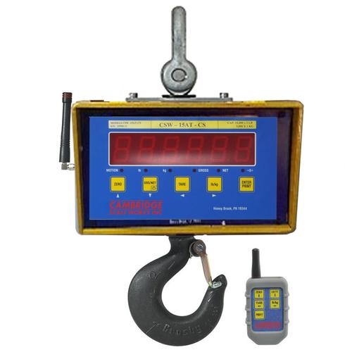Cambridge CSW-15AT-CS-AS-1K Legal for Trade Crane Scale with Wireless Remote Control 1000 x 0.2 lb