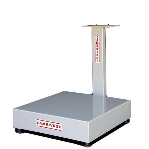 Cambridge 610-B-1212-100 Low Profile Bench 12 x 12 Scale with 20 inch Column 100 lb - Base Only