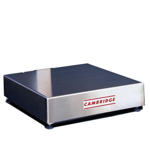 Cambridge SA610-6565-25 Low Profile Bench 6.5 x 6.5 Stainless Steel Scale 25 lb - Base Only