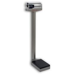 Detecto 437 Stainless Steel mechanical medical scale has a large 450 pound capacity and easy to read mechanical beam.