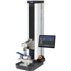 Mark-10 F1505S-IMT Test frame with IntelliMESUR® pre-loaded tablet control panel, vertical, short, 1,500 lbF / 6.7 kN