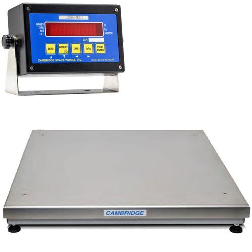 Cambridge PB-10AT-1212-25 Weighfer Low Profile 12 x 12 Bench Scale 25 x 0.005 lb