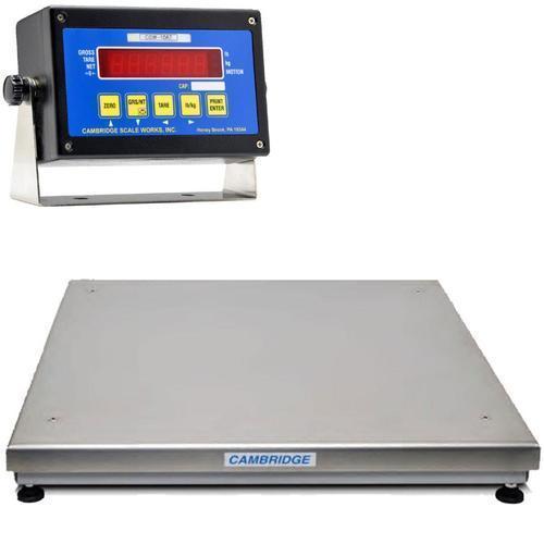 Cambridge PB-10AT-2424-500  Weighfer Low Profile 24 x 24 Bench Scale 500 x 0.1 lb