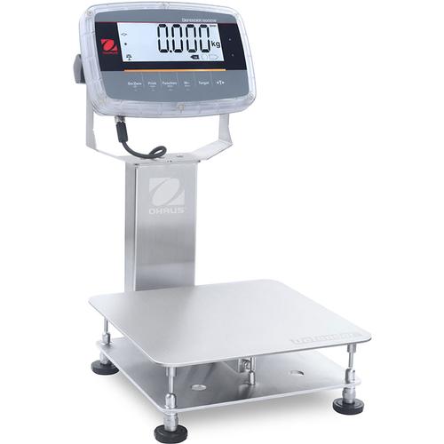 Ohaus i-D61PW5K1S6 (30575569) Defender 6000 NTEP Extreme Washdown Column Mount Bench Scale - 10 lb x 0.001 lb / 5 kg x 0.5 g