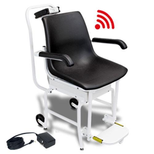 Detecto 6475-C-AC-W - Digital Chair Scale with WiFi / Bluetooth with a AC Adapter, 400 lb x 0.2 lb