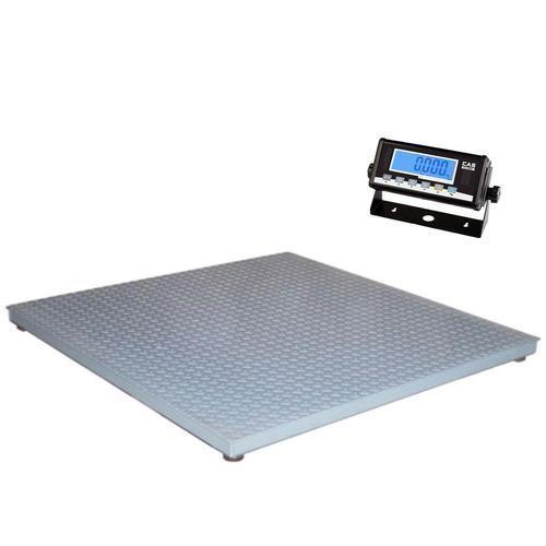 CAS HFS-510-CI100A Legal for Trade Floor Scale, 60 x 60 x 3.5  with CI-100A - 10000 x 2 lb