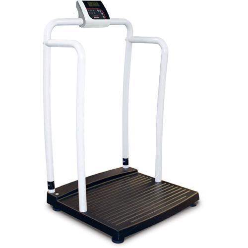 Rice Lake 250-10-2BLE Bariatric Handrail Scale with BlueTooth - 1000 x 0.2 lb