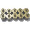 Ohaus General Purpose Brass (Slightly Used) Individual Screw Knob Calibration Weight - 100g (10 ct)