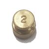 Ohaus Class 6 Brass Calibration Weight - 2 g