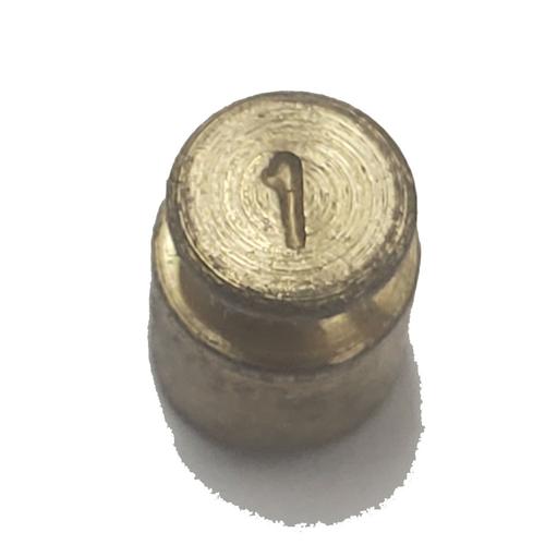 Ohaus 51013-16 Class 6 Brass Calibration Weight - 1g