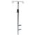 Detecto CAIP Adjustable Chrome IV Pole