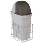Detecto CARCWB Waste Bin with Accessory Rail for Rescue Cart