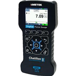 Using Chatillon digital force gauge in testing