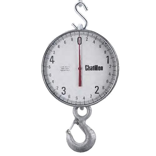 Chatillon WT12-00500K-EH Crane Scale, with Eye Hook 500 kg x 2 kg