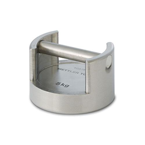 Mettler Toledo 11116600 OIML Class M1 Stainless Steel Cylindrical  Calibration Weight - 5 kg