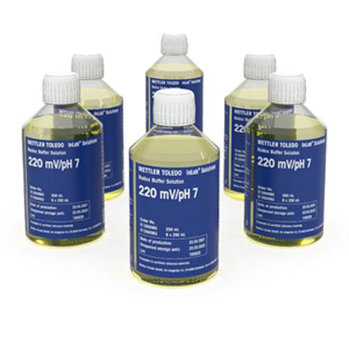 Mettler Toledo 51350062 Redox buffer 220mV/pH7, 6 x 250mL 