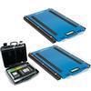 Rice Lake 212104-X2 Set of 2 Load Ranger S-Series 37 in x 24 in Wireless Wheel Weighing Scale 26400 x 5 lb Total and a Remote Indicator