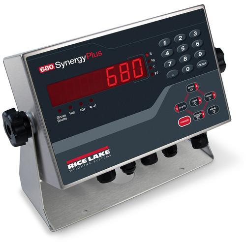 Rice Lake 680 Plus 200183 LED Synergy Series Digital Weight Indicator With External RJ45 Connector a Rice Lake 680 Plus 200183 LED Synergy Series Digital Weight Indicator With External RJ45 Connector and US Plug