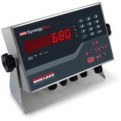 Rice Lake 680 Plus 200185 LED Synergy Series Digital Weight Indicator With External RJ45 Connector and UK Plug 