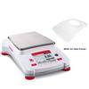 Ohaus AX8201-E-COVER Adventurer AX Precision Balance (30100619) with External Calibration and In-Use-Cover 8200 x 0.1 g