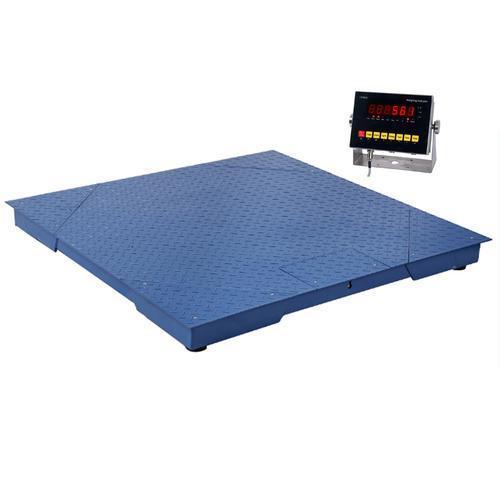 LP Scale LP7620-4848-2500 Legal for Trade Mild Steel 4 x 4 Ft  LED Floor Scale 2500 x 0.5 lb