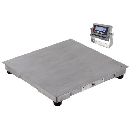 LP Scale LP7620SS-2424-1000 Legal for Trade Stainless Steel 2 x 2 Ft  SS LCD Floor Scale 1000 x 0.2 lb