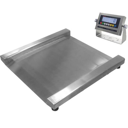 LP Scale LP7622BSS-4848-5000 Legal for Trade Stainless Steel 4 x 4 Ft  LCD Drum Scale 5000 x 1 lb