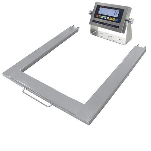 LP Scale LP7624ASS-5040-1000-2.5 Stainless Steel 40 x 50 x 2.5 inch LCD Portable U-Beam Scale 1000 x 0.2 lb