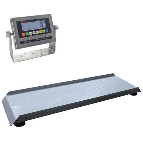 LP Scale LP7628C-3084-2500 Mild Steel 84 x 30 inch LCD Live Stock Scale 2500 x 0.5 lb LP Scale LP7628C-3084-2500 Mild Steel 84 x 30 inch LCD Live Stock Scale 2500 x 0.5 lb