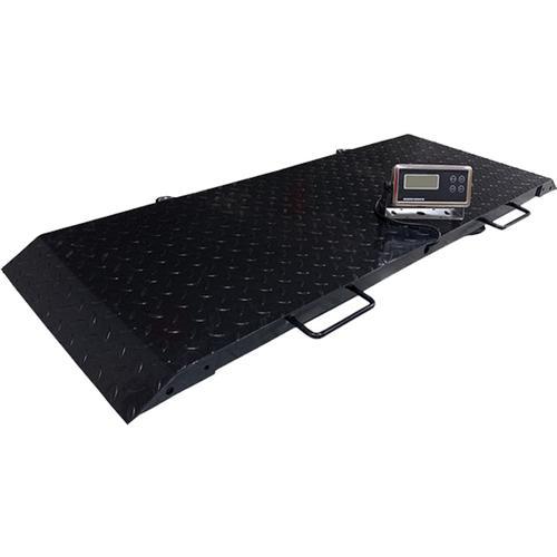 LP ScaleLP7628D-2050-2500 Mild Steel 20 x 50 inch LCD Portable Live Stock Scale 2500 x 1 lb