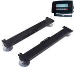 LP Scale LP7630B-5-24-5000 Mild Steel 5 x 24 inch LCD Portable Beam Scale 5000 x 1 lb