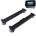 LP Scale LP7630B-5-60-10000 Mild Steel 5 x 60 inch LCD Portable Beam Scale 10000 x 2 lb