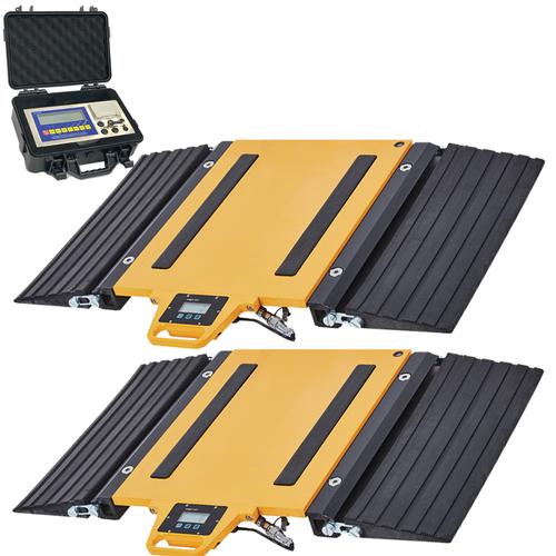 LP Scale LP7660W-E-1624-20 Wireless Axle Scales with Two 16 x 24 pads and Weighing indicator total 40000 x 10 lb