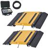 LP Scale LP7660A-Y-1416-10 Wired Axle Scales with Two 14 x 16 pads and Weighing indicator total 20000 x 5 lb