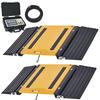 LP Scale LP7660A-E-1416-10 Wired Axle Scales with Two 14 x 16 pads and Weighing indicator total 20000 x 5 lb