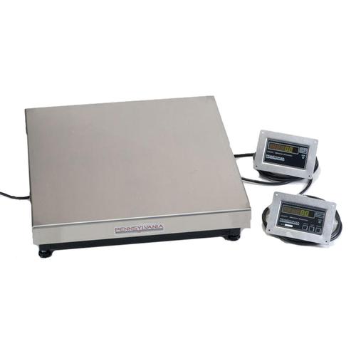 Pennsylvania Scale M66-3030-1K-2 66 Series Baggage Scale 30 x 30 inch with 2 Displays - 1000 x 0.2 lb