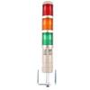 Alarm Stack 7800-SLA3 light 3 Lights, Red, Green, Yellow and Buzzer Alarm. 2 in Dia. 21 in High - Factory Installed