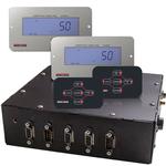 Rice Lake 207287 Tracer AV2,Dual Display Dual LCD Panel Mount Display,Dual Keypad for Baggage Scale