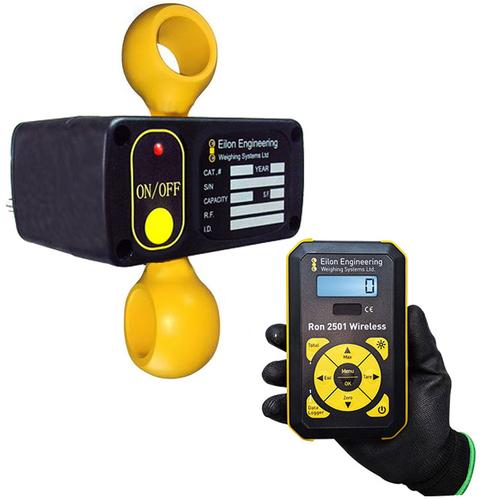 Eilon Engineering Ron2501S005 0.5t Wireless Dynamometer for Shackles 1000 x 0.2 lb