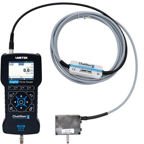 Chatillon DFS3-250G-AFM-250G Digital Force Gauge 0.5 x 0.00001 lbf -  Remote Loadcell -  0.5 x 0.00001 lbf