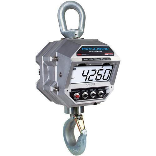 MSI 202002 MSI-4260M Port-A-Weigh LCD IP66 Legal for Trade Crane Scale 10000 x 2 lb