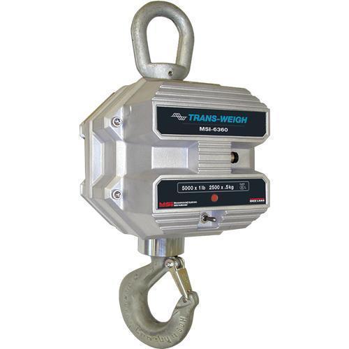 MSI 215833 MSI-6360 Trans-Weigh Industrial High Temperature Legal for Trade Crane Scales 20,000 x 5 lb