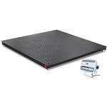 Ohaus Defender 5000 i-DF52XW2500B1L Legal For Trade 4 x 4 Floor Scale with Stainless Steel Indicator 2500 x 0.5 lb