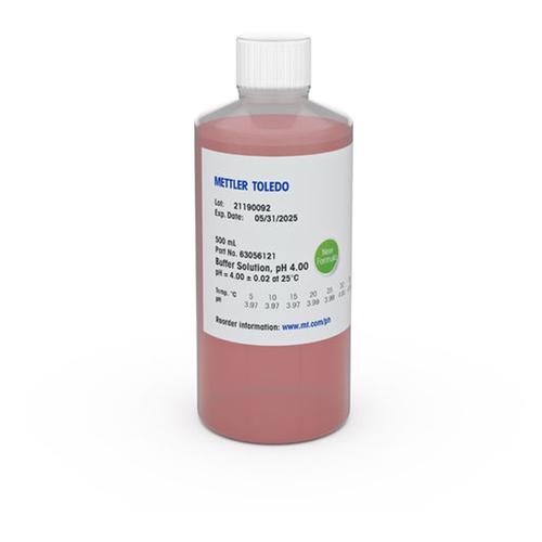 Mettler Toledo 63056121 pH Buffer 4.00 500 mL Mettler Toledo 63056121 pH Buffer 4.00 500 mL